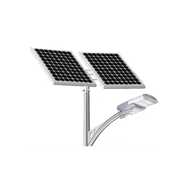 ไฟถนน LED พลังงานแสงอาทิตย์ 80W แบบรวม